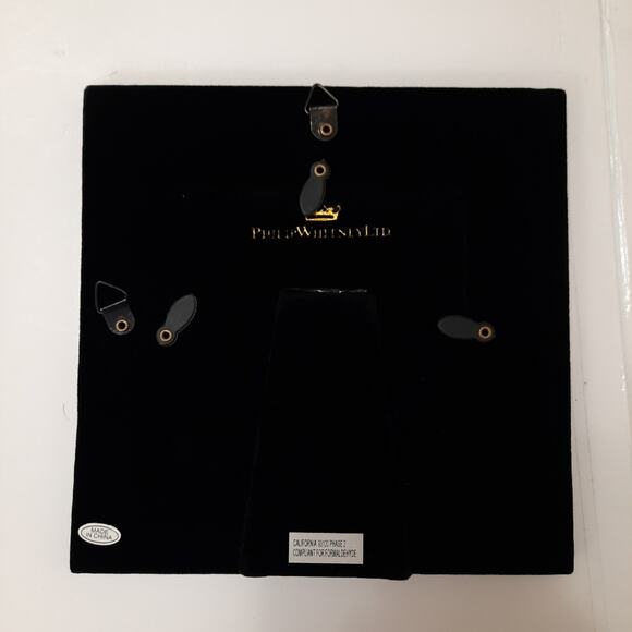 NWT Philip Whitney Square Picture Frame Gold Glass 7" x 7" - Picture 5 of 5